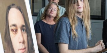 An immigration agent shot out his eye at a ‘No Kings’ rally. His lawyers plan to file claim against Homeland Security