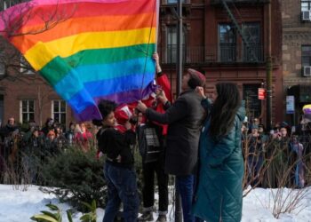 Trump administration agrees to keep flying rainbow Pride flag at New York’s Stonewall monument