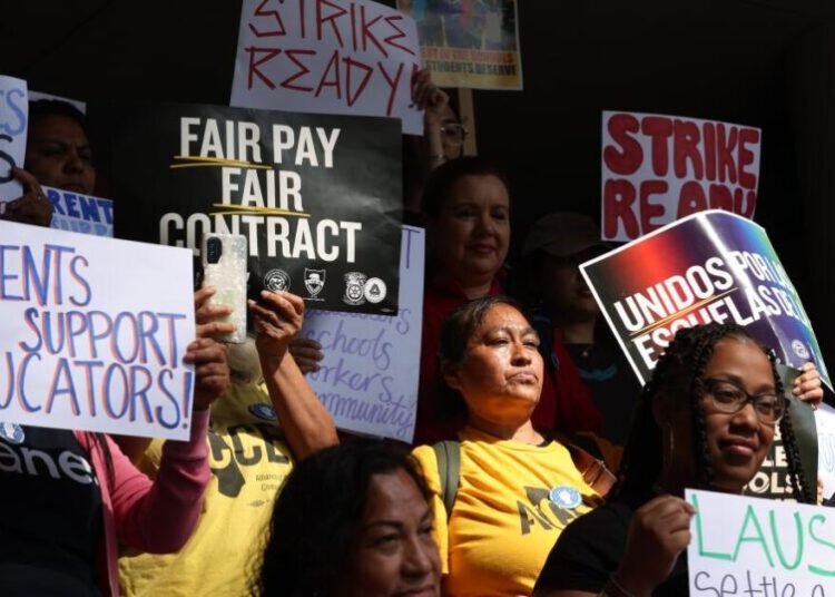 Three unions unite in massive LAUSD strike threat: What’s at stake for workers, families
