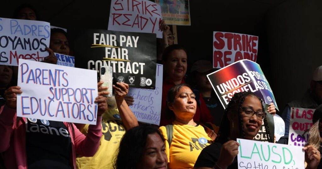 Three unions unite in massive LAUSD strike threat: What’s at stake for workers, families