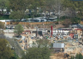 Construction on Trump’s White House ballroom can continue for now, appeals court says