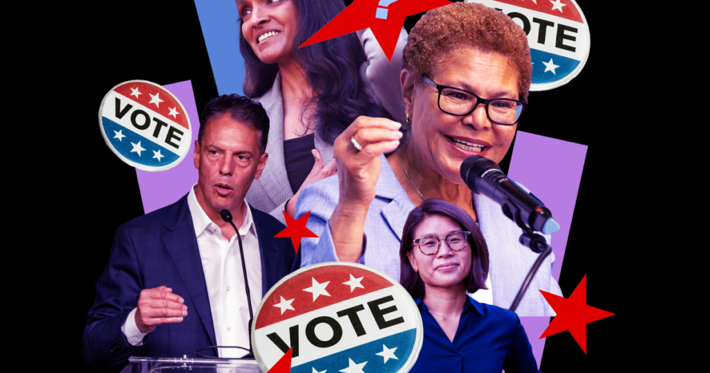 Latino voters undecided on who to back in L.A. mayoral primary, new poll finds