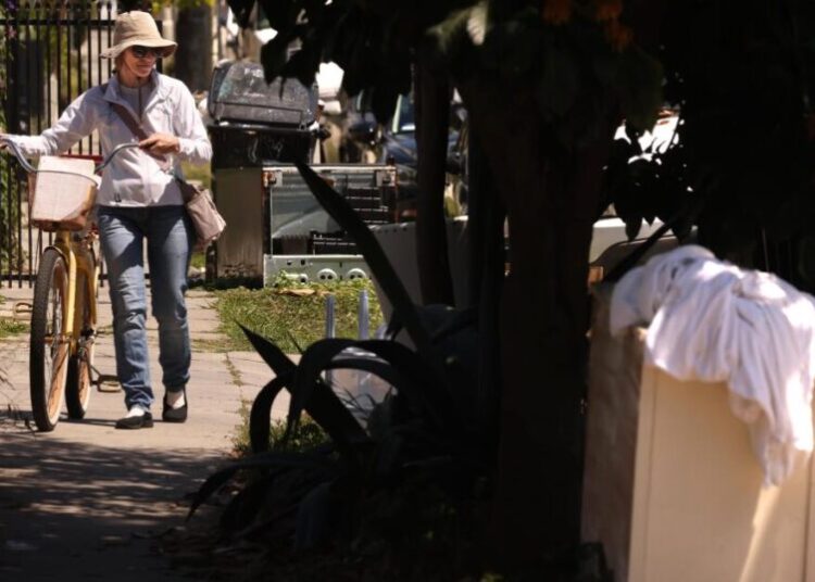 She’s a Hollywood housekeeper with a side job: cleaning the trashed streets of her own neighborhood