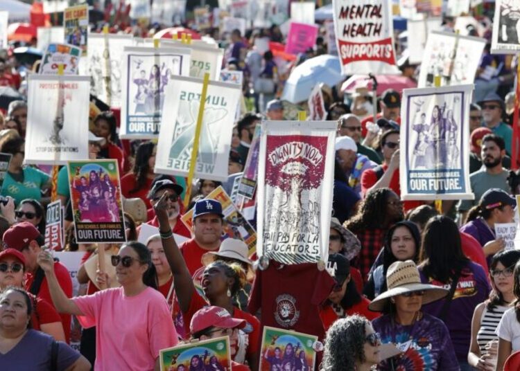 Families, union workers bracing for a crippling, historic LAUSD strike in exactly one week
