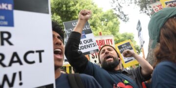 A California school district is having its first teachers strike in 150 years