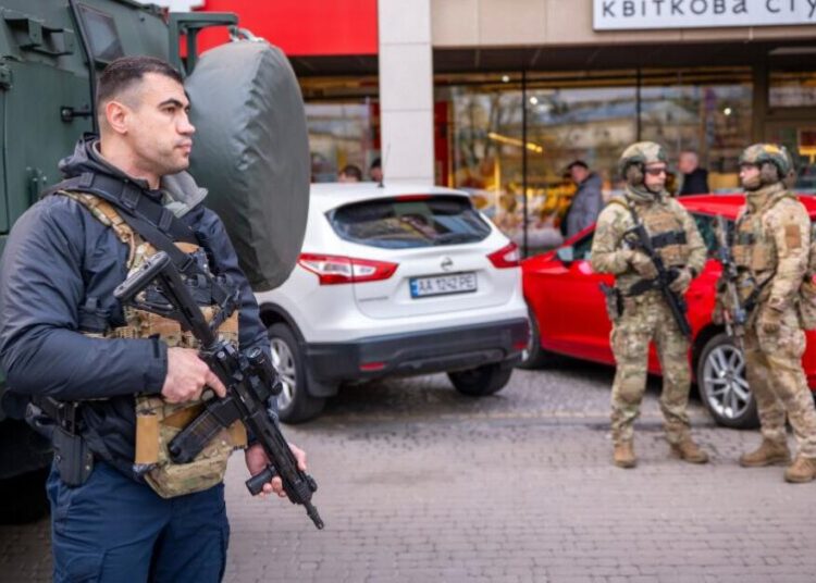 Mass shooting in Ukraine’s capital leaves 6 dead before police kill gunman