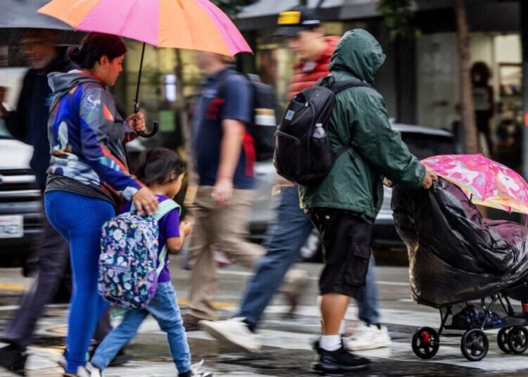 Rain — and maybe thunderstorms — are expected in Los Angeles this weekend