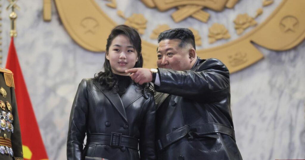Seoul spy agency says it’s fair to view teen daughter of North Korean leader Kim as his heir