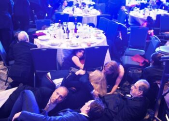 We were there: Hearing gunfire and ducking for cover at the D.C. dinner shooting