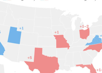 Virginia Voting Today on Map That Could Hand 4 House Seats to Democrats