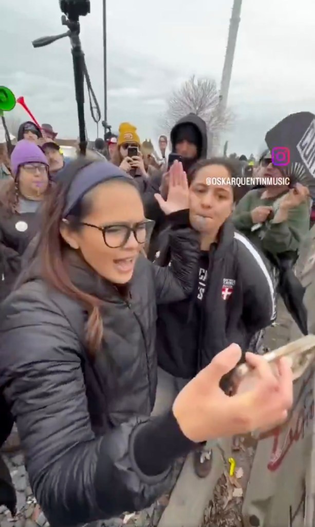 Hernandez was covering the protest for 