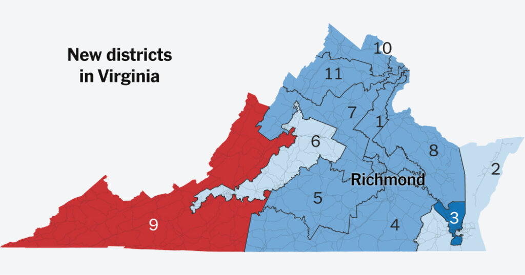 Here’s What the New Virginia House Map Looks Like