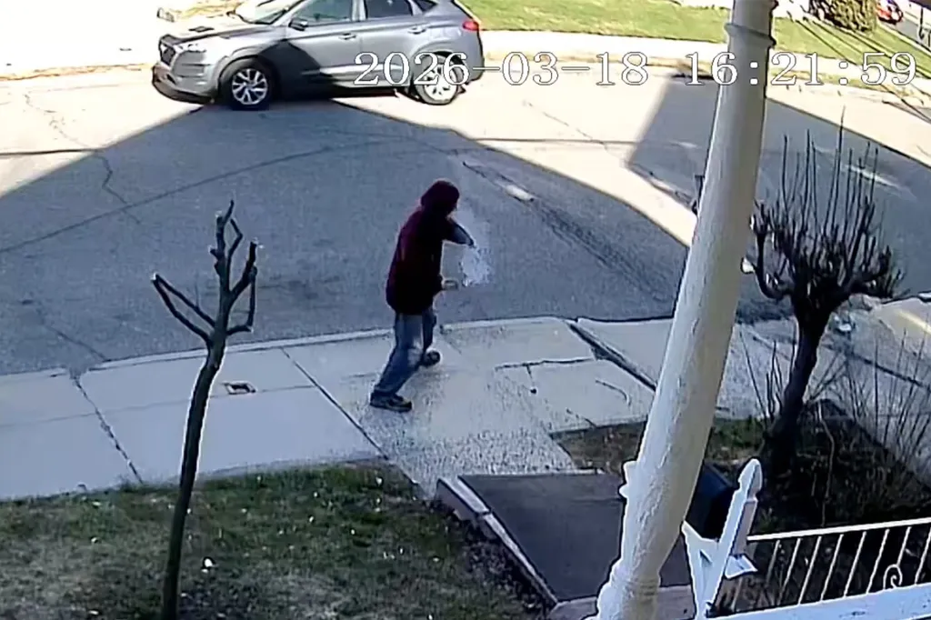 Elders was cuffed following an investigation that was sparked when a police officer spotted a mysterious explosive device near his doorway.