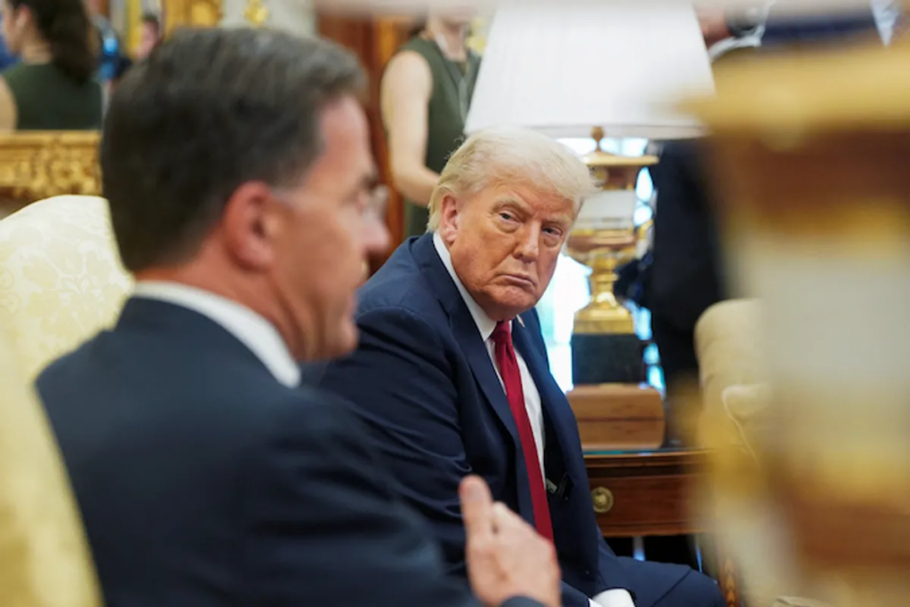 They needed a fall guy — and in walked Trump