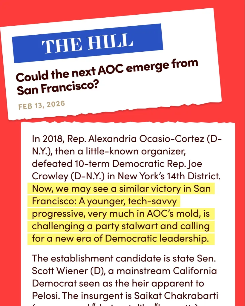 An article from The Hill titled 