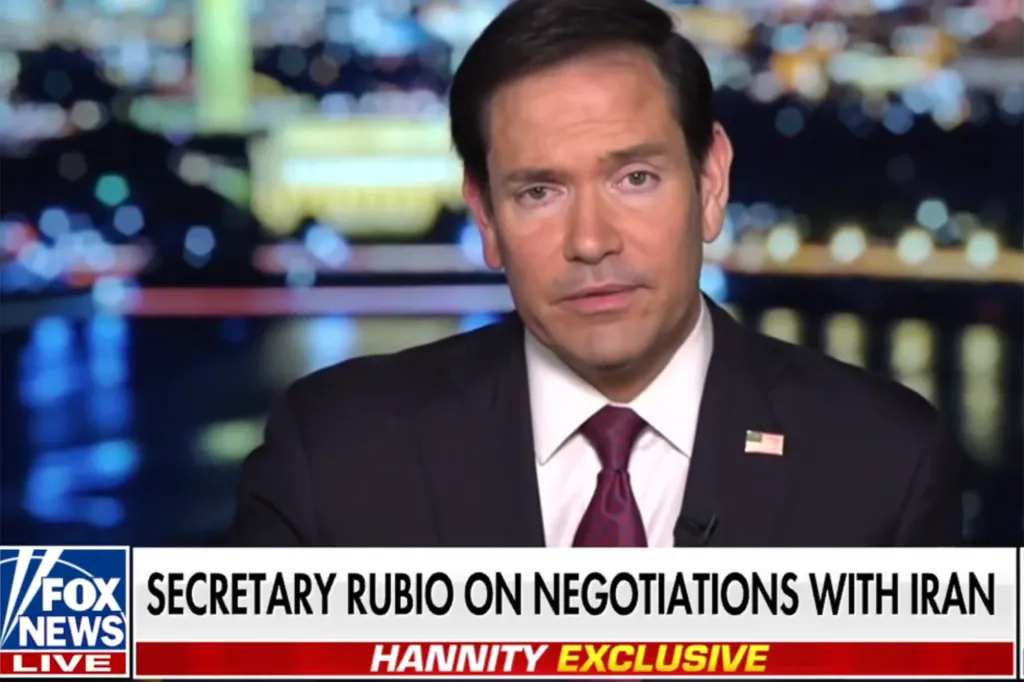 Marco Rubio on Hannity on Fox News, discussing negotiations with Iran.