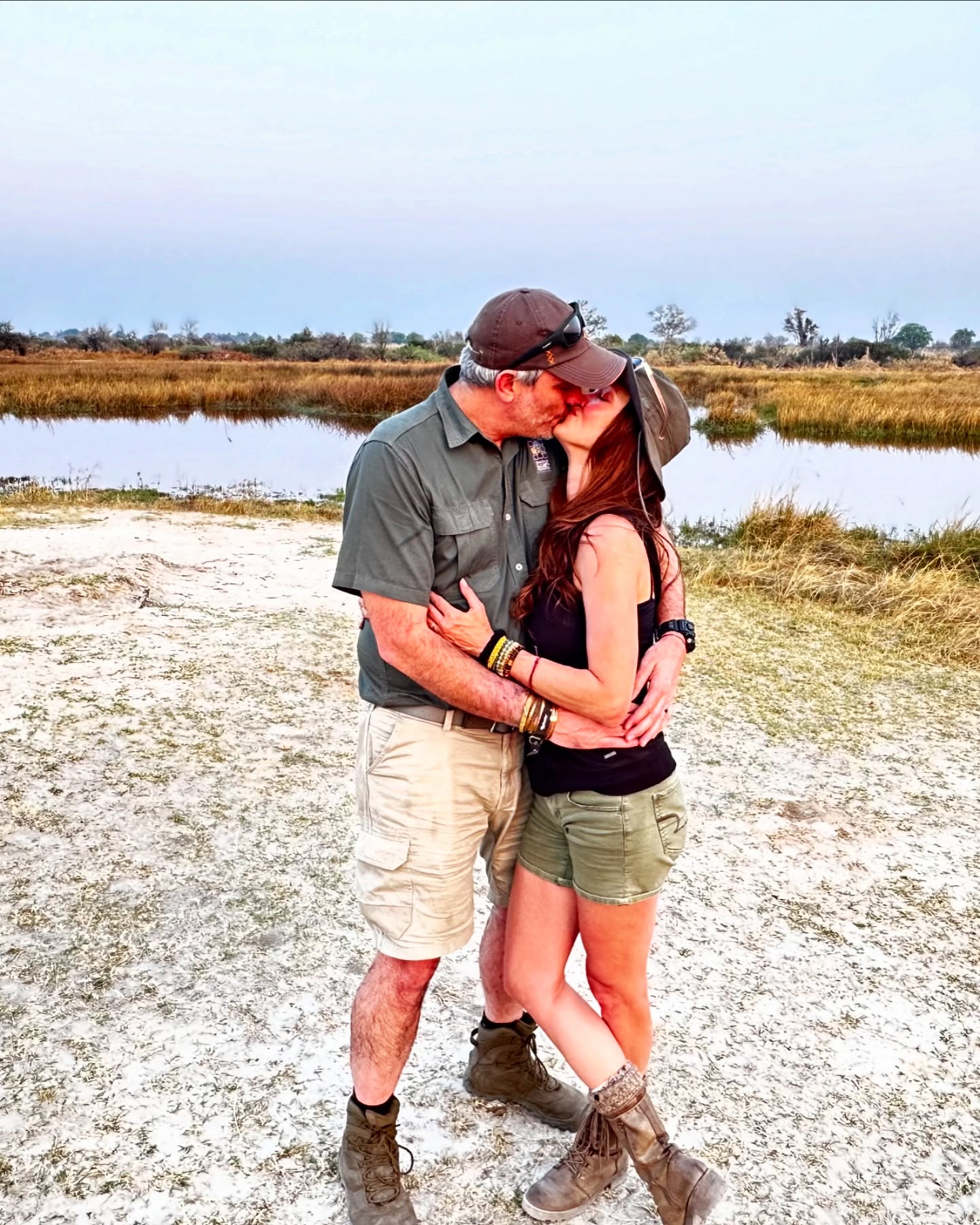 Shannon Elizabeth and her husband Simon Borchert