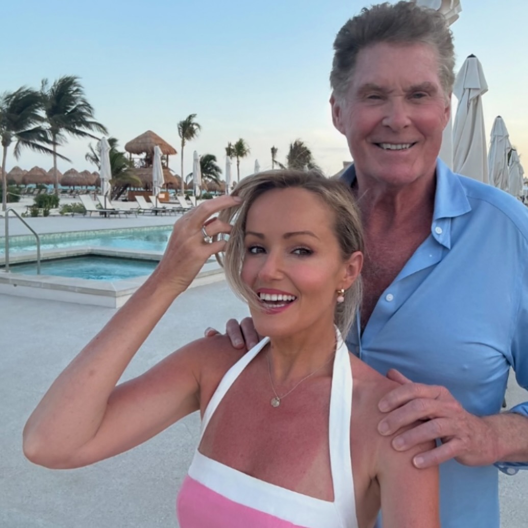 David Hasselhoff and wife Hayley Roberts