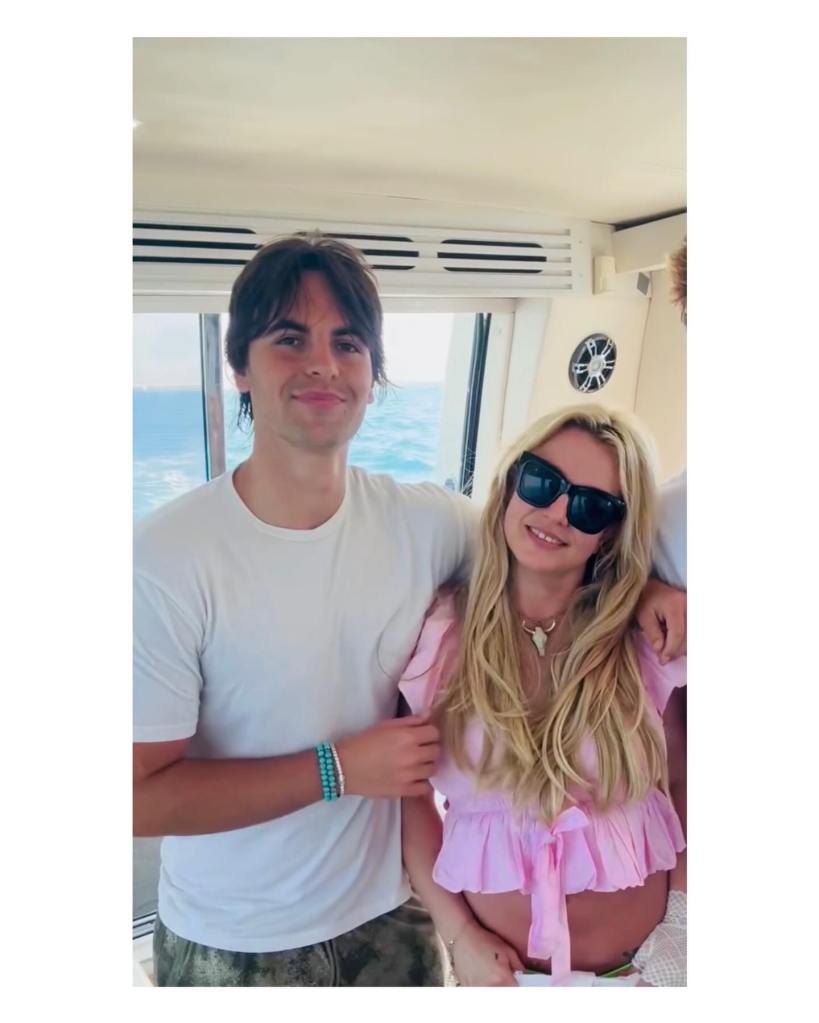 Britney Spears and her son Sean Preston.