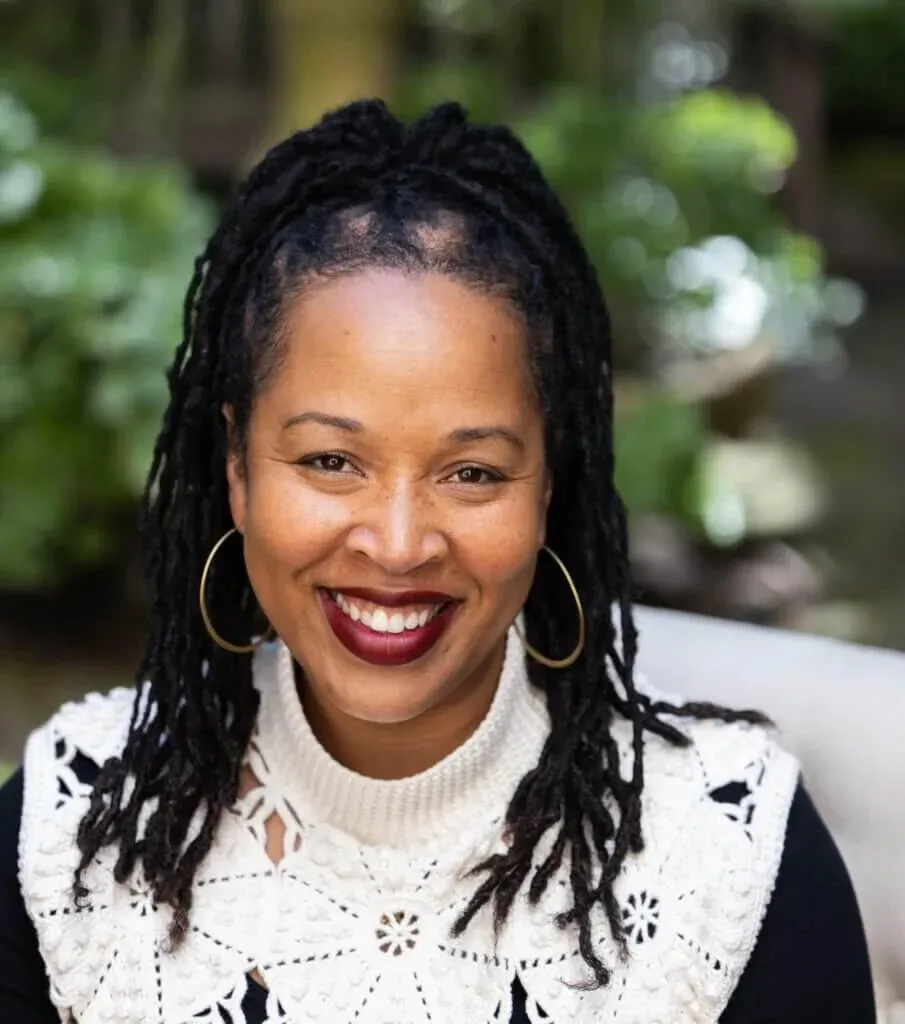 Nisa Frank, Prospect Sierra's head of school, smiles at the camera.
