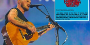 Zach Bryan ‘forced’ to cancel Oklahoma show over ‘extreme and dangerous weather’ threat