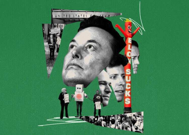 Inside the Courtroom Circus With Elon Musk and Sam Altman