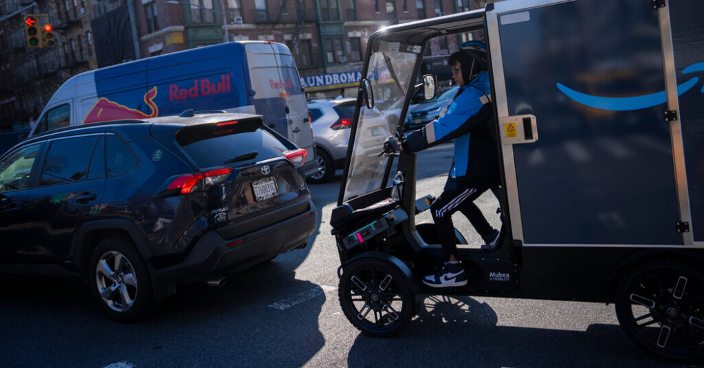 Delivery Vans Clogging the City’s Streets? Amazon Sees Hope in E-Bikes.