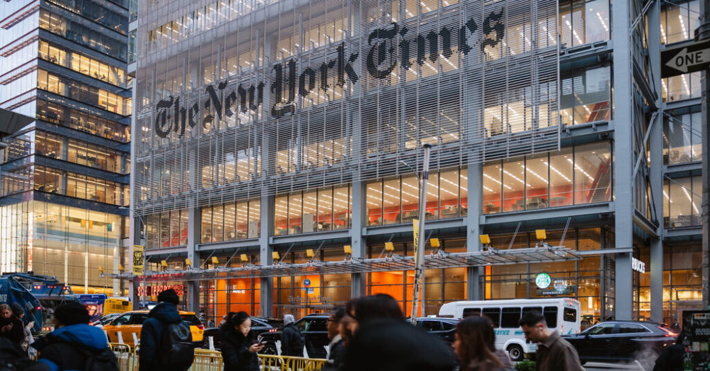 U.S. Sues The New York Times, Claiming Discrimination Against a White Man