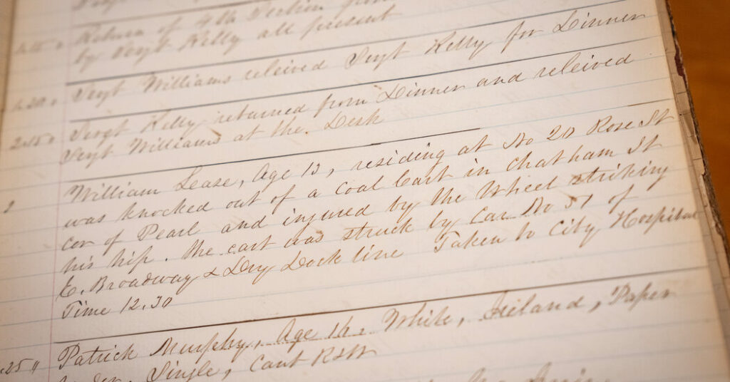 A Long History of Handwritten Police Logs Comes to an End