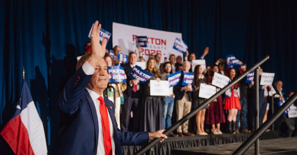 Trump Endorses Paxton in Final Week of G.O.P. Senate Runoff in Texas
