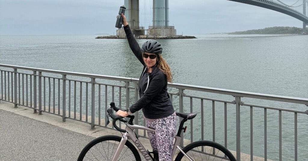 This Time, She’s Wearing a Helmet