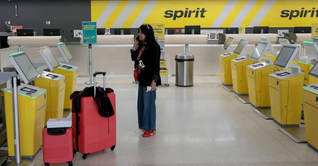 Spirit Passengers Are Left Stranded After Airline Shuts Down