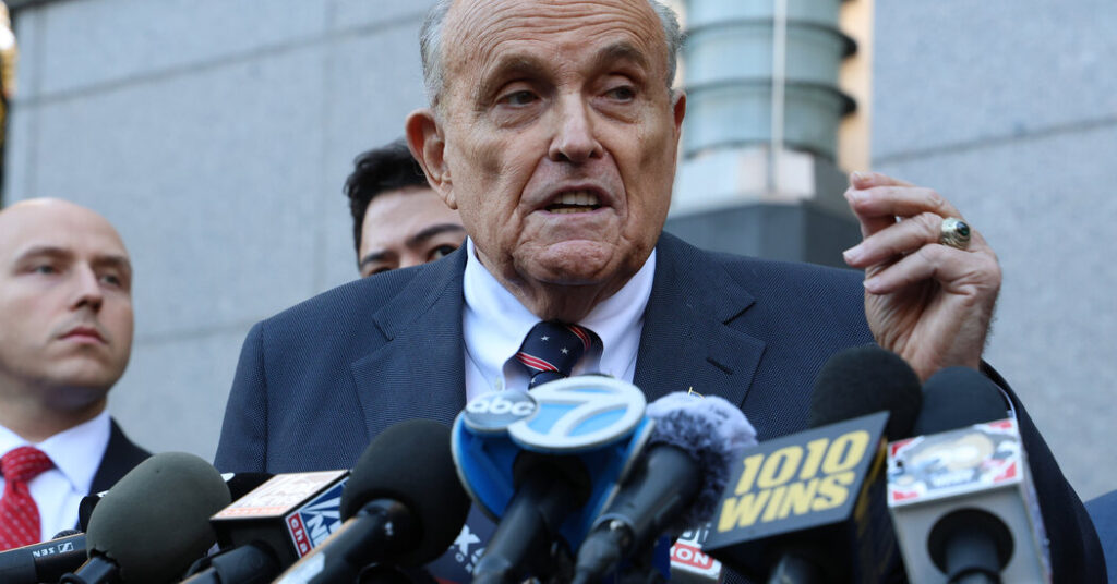Rudy Giuliani Is in ‘Critical Condition’ in Florida Hospital