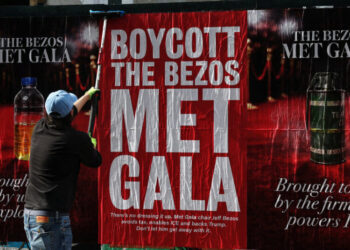 The Met Gala’s Embrace of Jeff Bezos Causes a Backlash