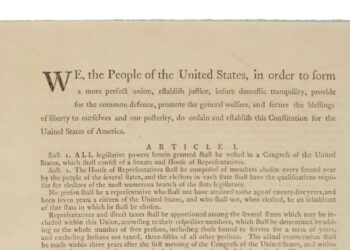 Ken Griffin Acquires Second Original Printing of the Constitution