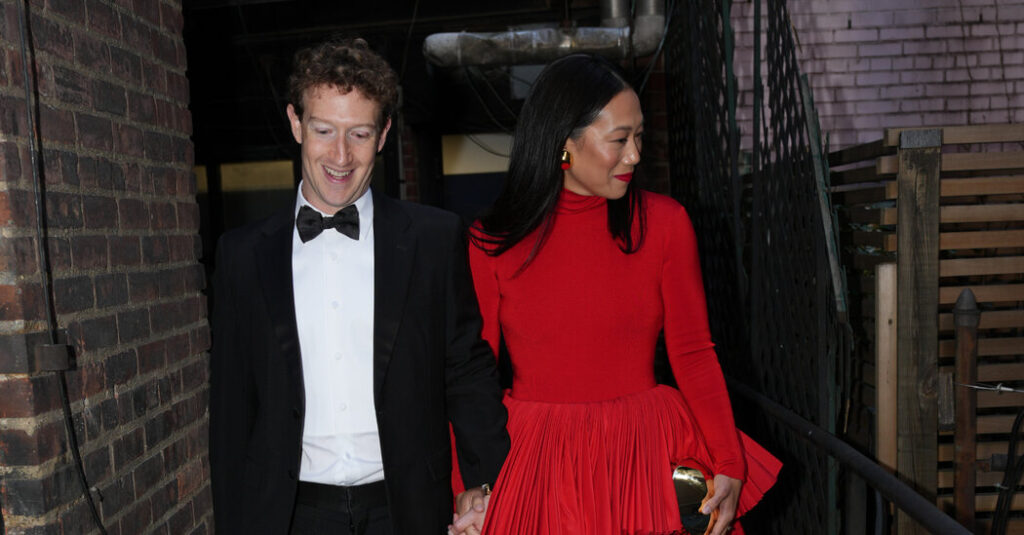 Mark Zuckerberg Quietly Attends His First Met Gala