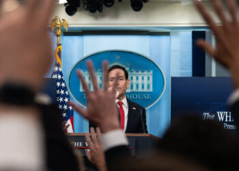 Trump’s Gyrations on the War Leave Even Rubio Out of Sync