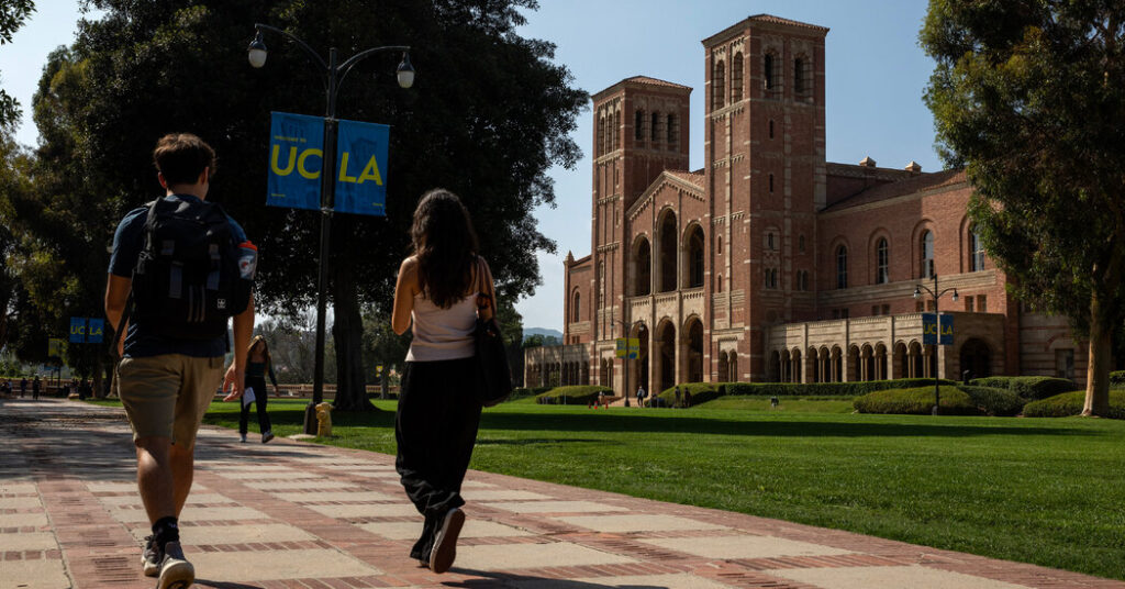 Justice Dept. Accuses U.C.L.A. Medical School of Bias Against White and Asian Applicants