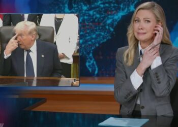Late Night Cringes at Trump’s Chatter in Front of Children
