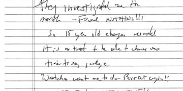 Purported Epstein Suicide Note Is Released