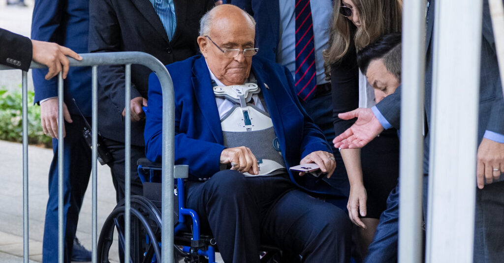 Giuliani Is Pursuing Health Care Through 9/11 Program, Lawyer Says