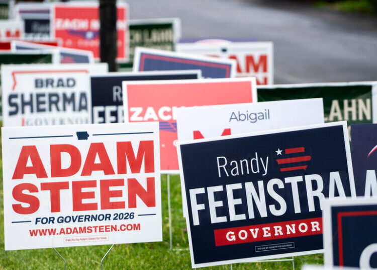 G.O.P. Fatigue in Iowa Strains the Republican Primary for Governor