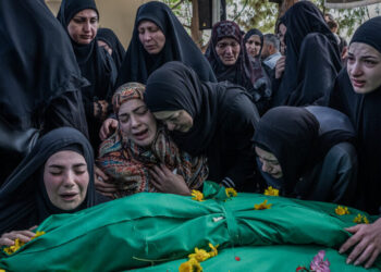 Lebanese Mourn Eight Members of One Family Killed in Israeli Strike
