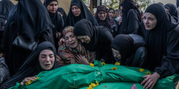 Lebanese Mourn Eight Members of One Family Killed in Israeli Strike