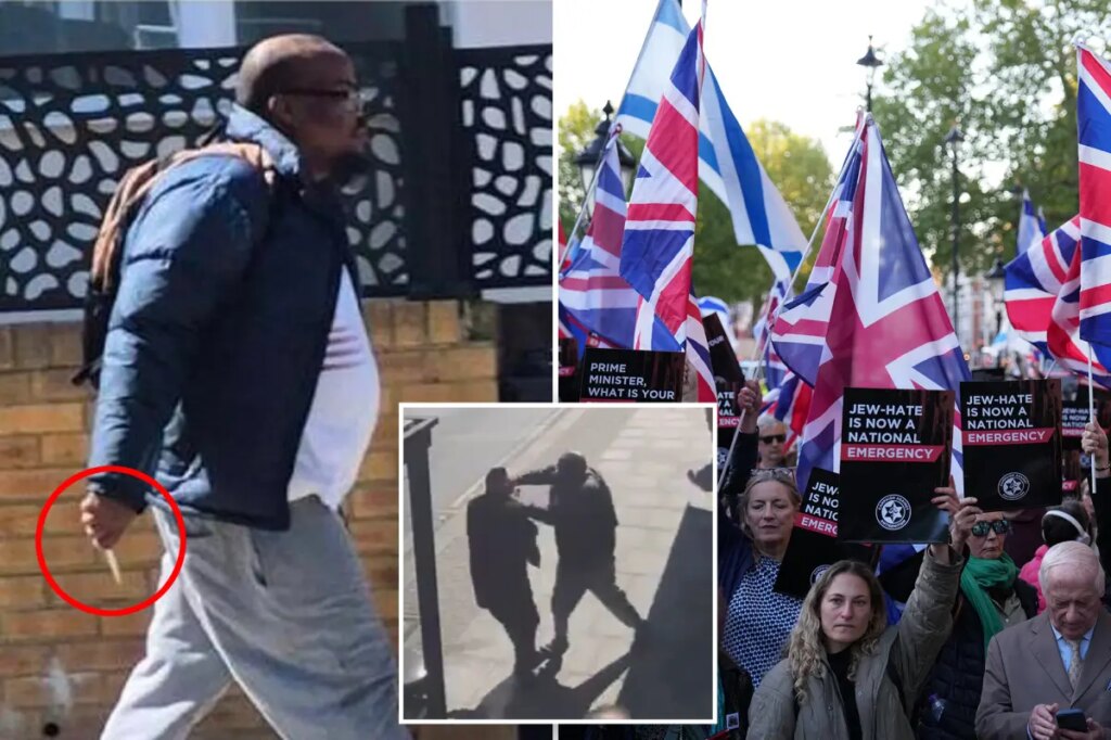 Knife-wielding terrorist charged with attempted murder after stabbings of Jewish men in London