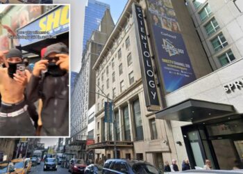 Mob of teens storms Times Square Scientology church amid viral ‘speed running’ trend