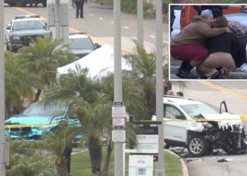 Horror as man and toddler killed in massive hit-and-run crash in Playa Del Rey