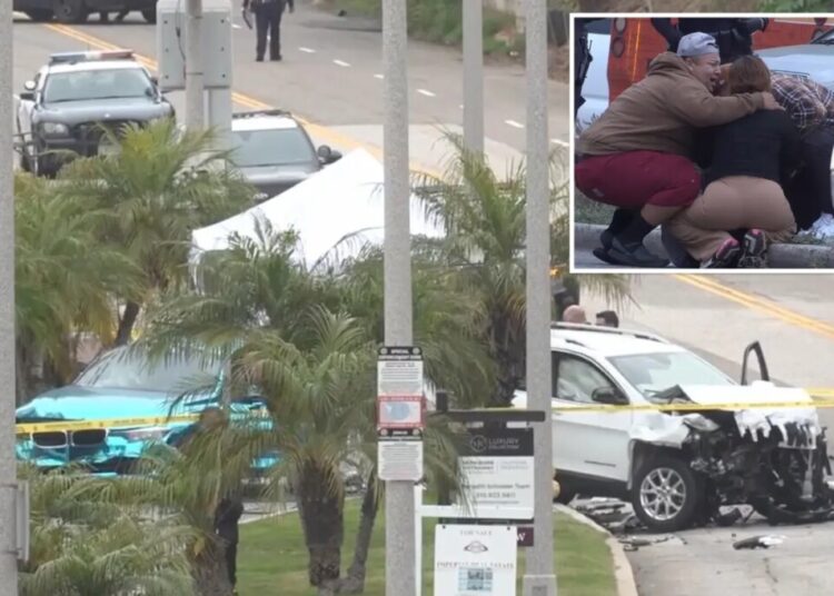 Horror as man and toddler killed in massive hit-and-run crash in Playa Del Rey