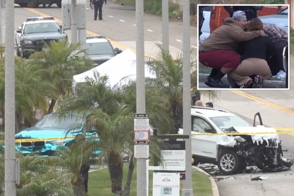Horror as man and toddler killed in massive hit-and-run crash in Playa Del Rey