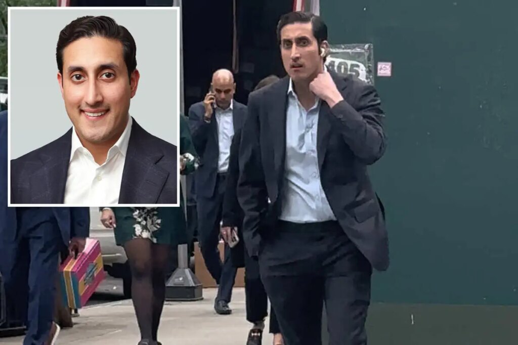 Ex-JPMorgan banker spotted in NYC street-fashion vid before bizarre sex-harass claims — as his dad addresses scandalous lawsuit